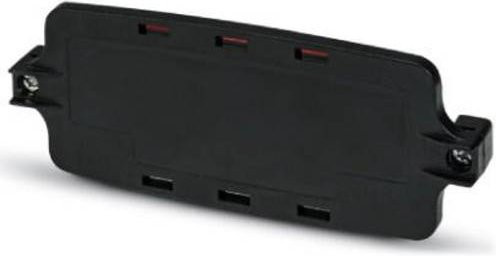 Phoenix Contact Frontplatte ECS-P-122X169-S-UV1-B 2230008 Schwarz B: 16,3 cm, H: 6,2 cm, T: 3,0 cm - Bild 1