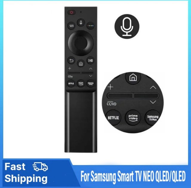 Samsung BN59-01363 Universal Sprachfernbedienung für Smart TV NEO QLED und QLED Serien in Schwarz - Bild 1