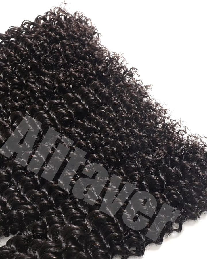 UVEOUS Kinky Curly Haarbündel, Weave Tissage, Echthaar, Indisch - Bild 5