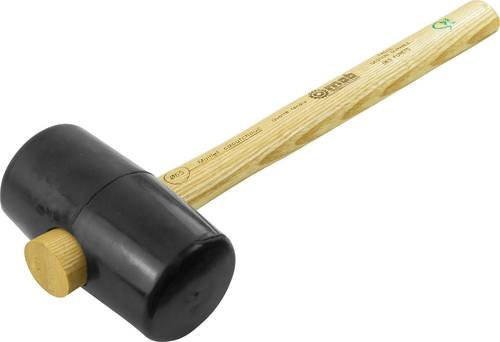 Peddinghaus Gummihammer Schwarz mit Holzgriff 260g - Bild 1