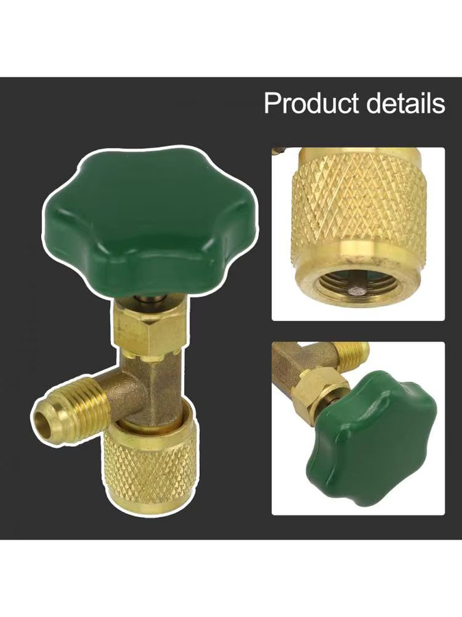 DAZZLEEX Hahn Ventil Flasche Opener CT341 für 7/16 28UNF Gewinde zur Klimaanlagen-Umleitung - Bild 6