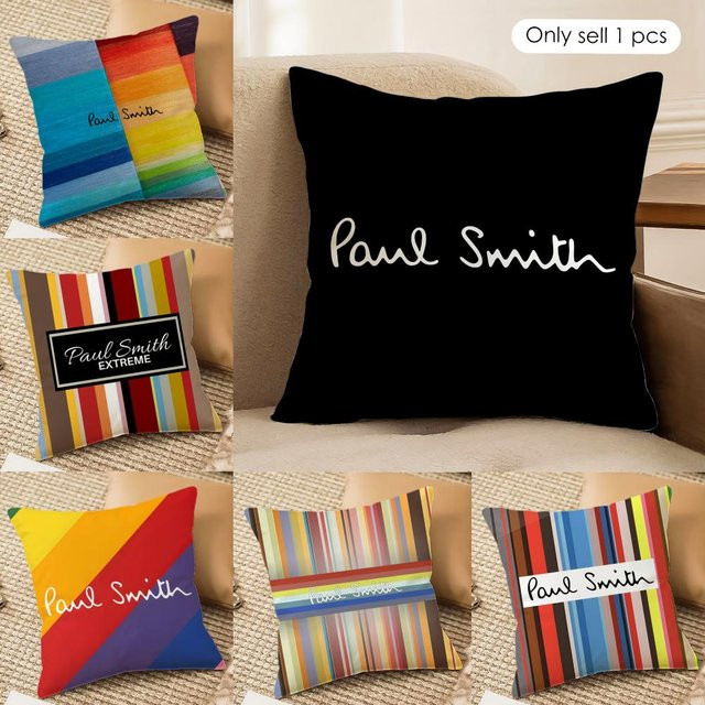 S-Smith Fashion P-Paul Kissenbezug aus seidigem Plüsch in Weiß, quadratisch, Breite: 30 cm, Höhe: 30 cm - Bild 1