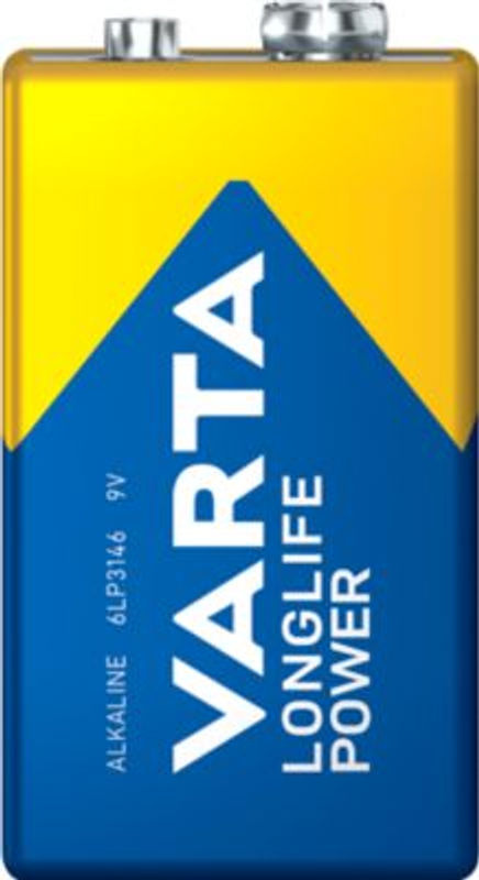 Varta Longlife Power 9V Block-Batterie Alkali-Mangan 580 mAh - Bild 5