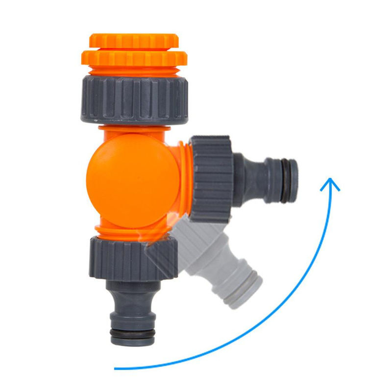 NATAWA Garten Schlauch Anschluss Adapter für 1/2 Zoll Wasserhahn, Kunststoff, Orange - Bild 5