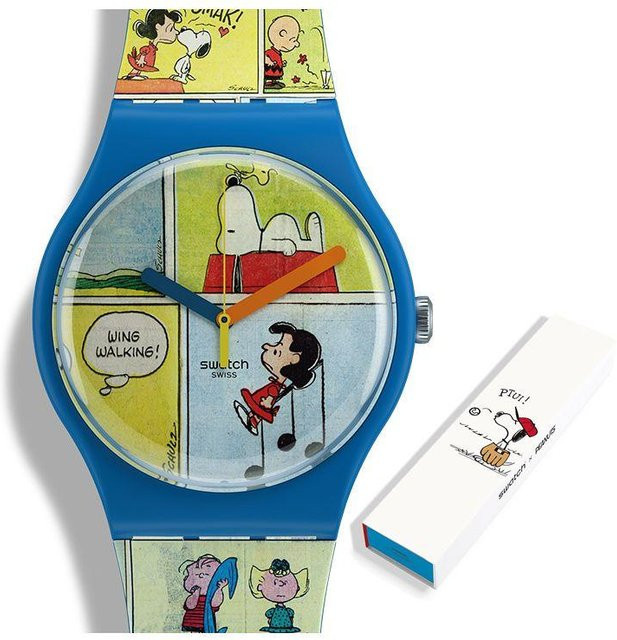 Swatch Armbanduhr, Quarz, Kunststoffgehäuse, 41 mm, Silikonarmband, Unisex - Bild 1