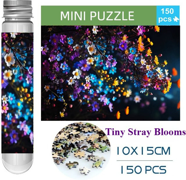 MaxRenard Mini-Reagenzglas-Puzzle, Natur, 150 Teile - Bild 1