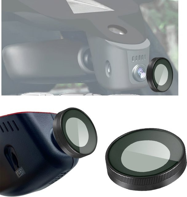 FITCAMX CPL Filter Blendfreies kreisförmiges Polarisationsobjektiv in Schwarz für FITCAMX Dash-Kamera - Bild 1