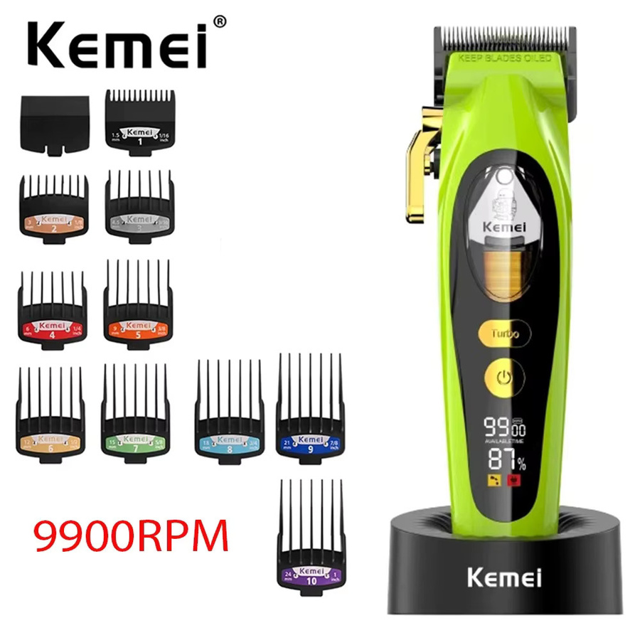 Kemei Haarschneidemaschine, elektrischer Haarschneider für Herren, multicolour - Bild 4