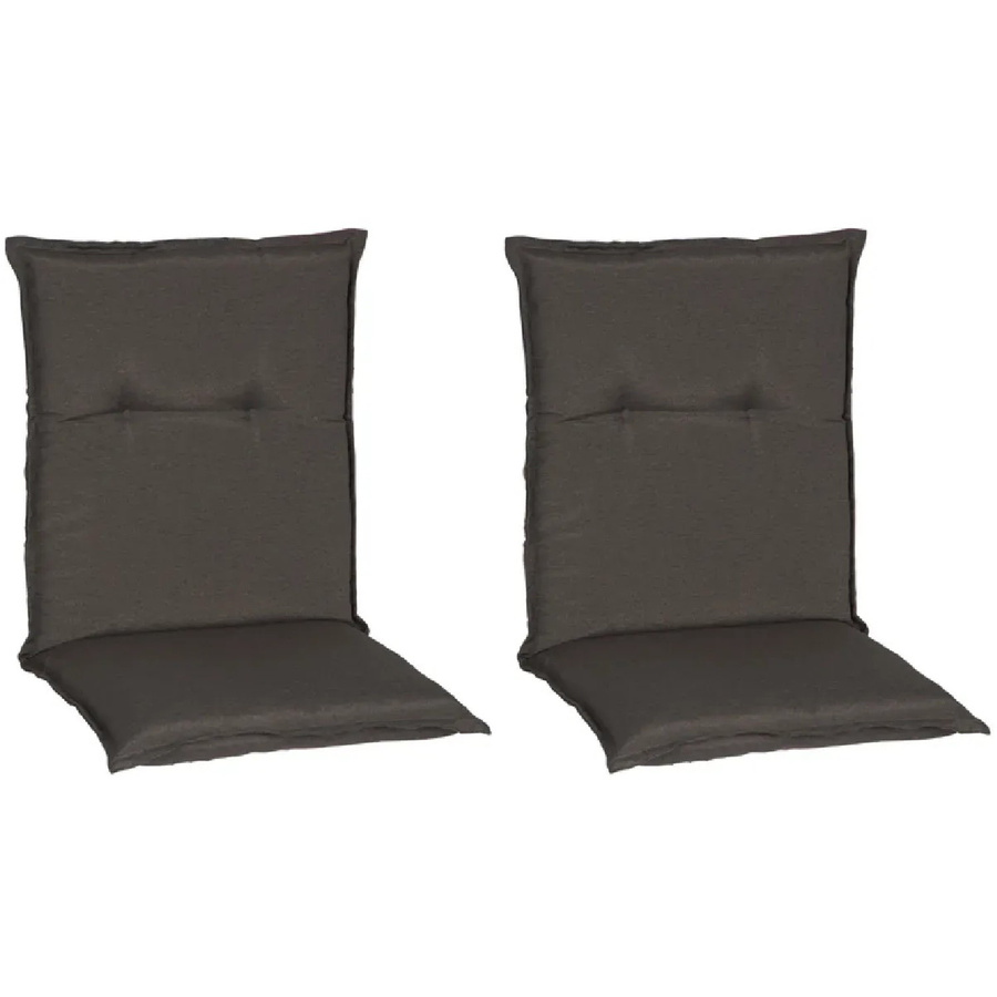 Beo Sitzauflage Turin 2er-Set Grau B/T/H: 118 x 46 x 8 cm - Bild 2