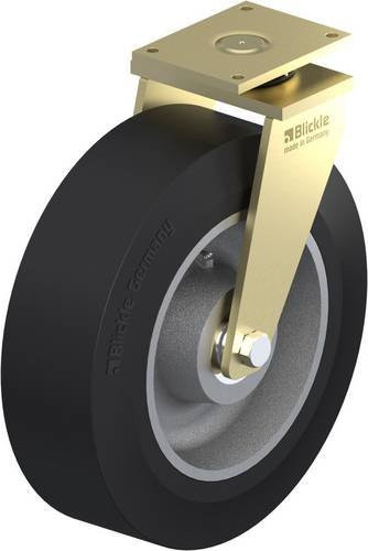 Blickle Lenkrolle LS-GEV 620K in Anthrazit und Schwarz aus Stahl mit einem Rad-Durchmesser von 620 mm und einer Tragfähigkeit von 4540 kg - Bild 1
