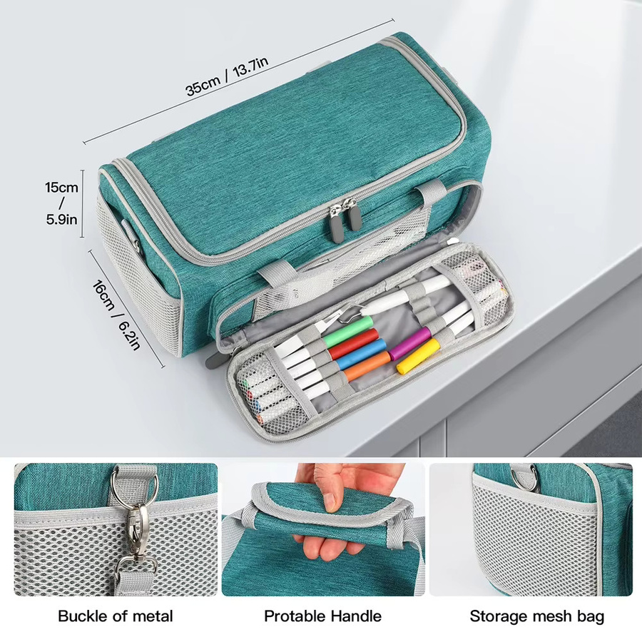 Cricut Tragetasche für Cricut Joy Xtra Smart Schneidemaschine, wasserdicht und stoßfest, grün - Bild 6