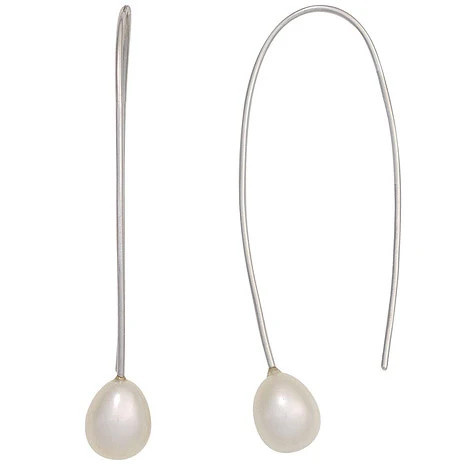 Colfem Ohrhänger 925 Sterling Silber, Süßwasser Perlen, Damen - Bild 1
