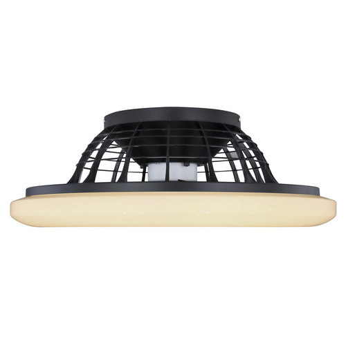 Globo LED-Deckenventilator Travo in Schwarz Matt mit Fernbedienung, Durchmesser: 50 cm, Höhe: 17,5 cm - Bild 6