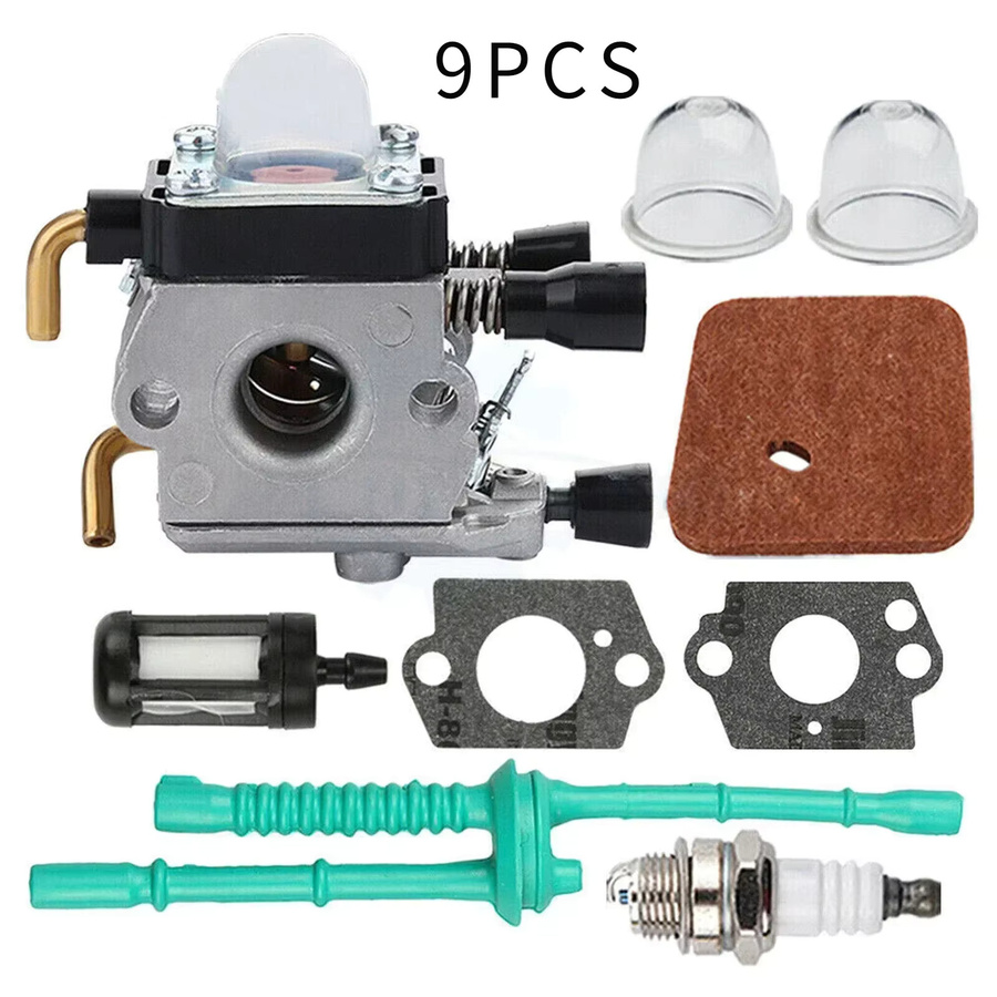 Vergaser für STIHL FS38 FS45 FS46 FS55 KM55 FS85 Stringtrimmer inklusive Kraftstofffilter und Vergaserdichtungen - Bild 2