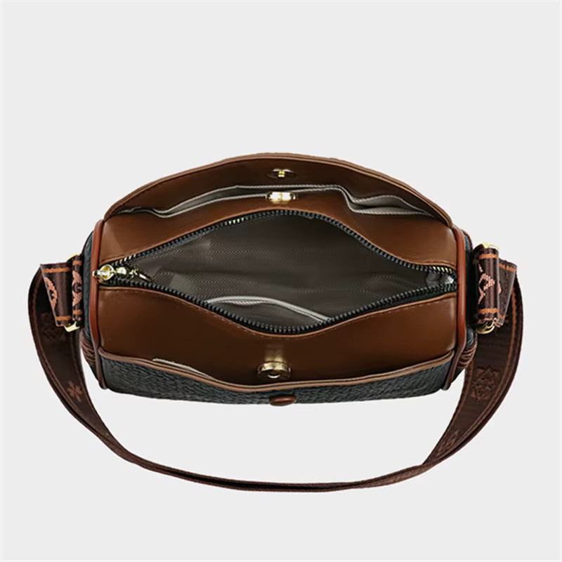 FXZLLQ Damen-Kissentasche, Leder, Schulter-Crossbody-Tasche - Bild 4