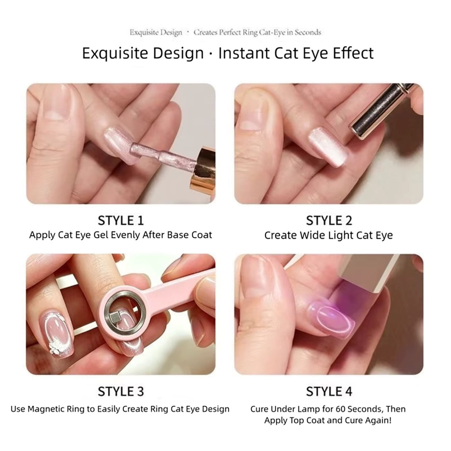 MIANEL Magnetwerkzeug für Katzenaugen-Nagelgel, kreisförmig - Bild 4