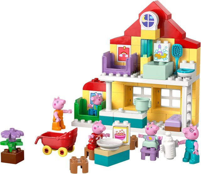 LEGO DUPLO Peppa Wutz Familienhaus Konstruktionsspielzeug ab 2 Jahren - Bild 3