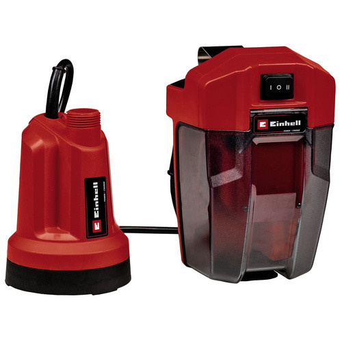 Einhell Akku-Klarwasserpumpe GE-SP 18 LL Li Power X-Change inklusive 4,0 Ah Akku, rot - Bild 2
