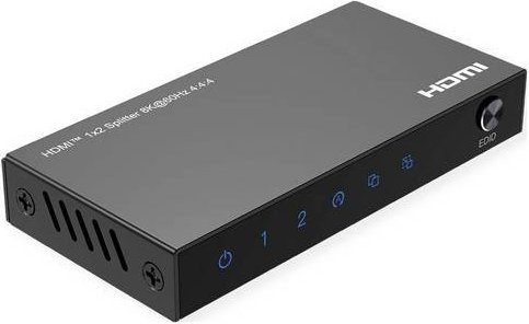 Roline 2 Port HDMI-Splitter Ultra HD 7680 x 4320 Pixel Schwarz - Bild 1