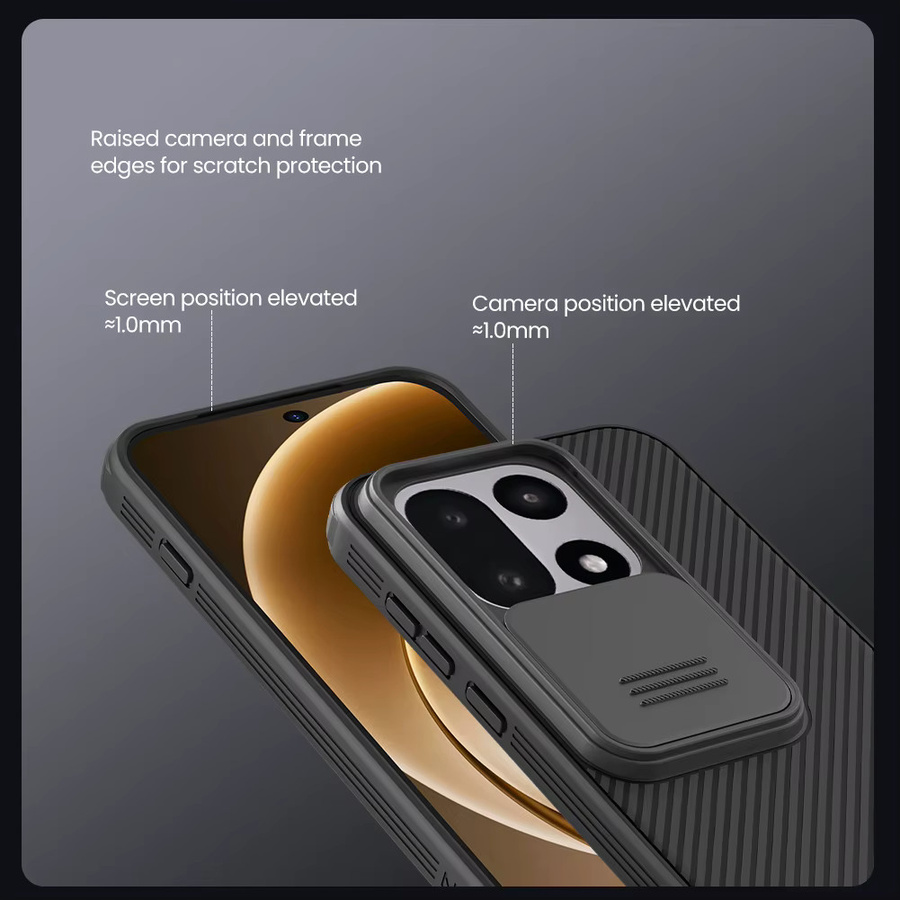 NILLKIN Camshield Shield Case Objektivschutzhülle für OnePlus 15 in Schwarz - Bild 3