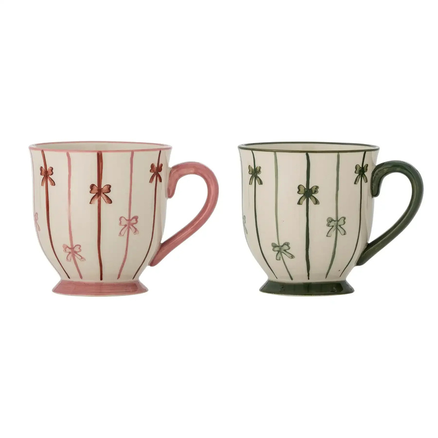 Bloomingville Keramikbecher Hope Set mit 2 Stück Mehrfarbig - Bild 1