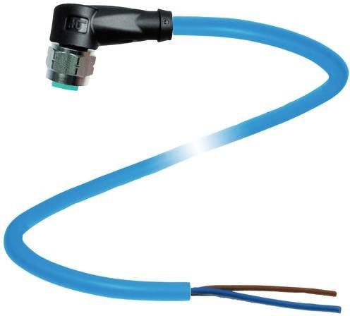 Pepperl+Fuchs 309626 Sensor-Aktor-Steckverbinder konfektioniert, Farbe Blau, Material Edelstahl, Polzahl 2, Länge: 15 m - Bild 1