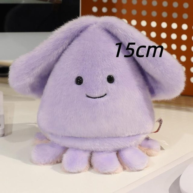 Yiran toy Meeresbewohner Plüschtiere, Oktopus Fruchtkrabbe Garnele, Lila - Bild 1