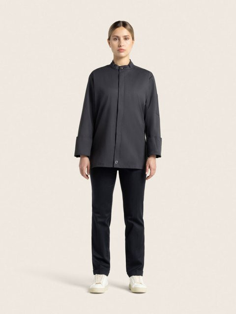 KAYA&KATO Kochjacke RAY 2.0 Langarm in Anthrazit, Größe L, Unisex - Bild 1