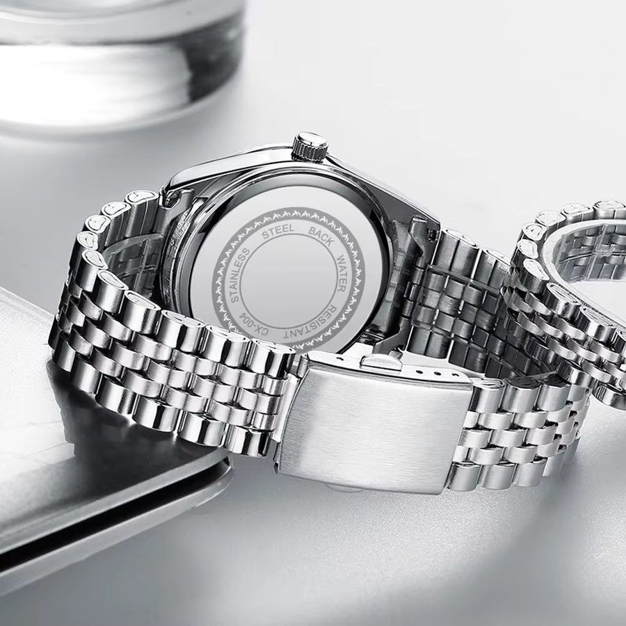 CHENXI Armbanduhr Quarz, Edelstahl, Blau, Herren - Bild 6