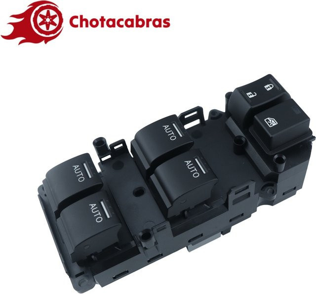 Elektrischer Fensterheber Schalter für Honda Spirior, Accord und Odyssey 2015-2018, Vorne Links, Schwarz, Teilenummer 35750T6LH21 35750-T6L-H21 - Bild 1