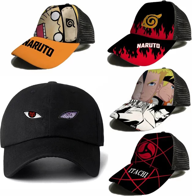 Bandai Naruto Baseball Cap, Uchiha Itachi Sharingan Eye Cosplay, Sport Cap - Bild 1