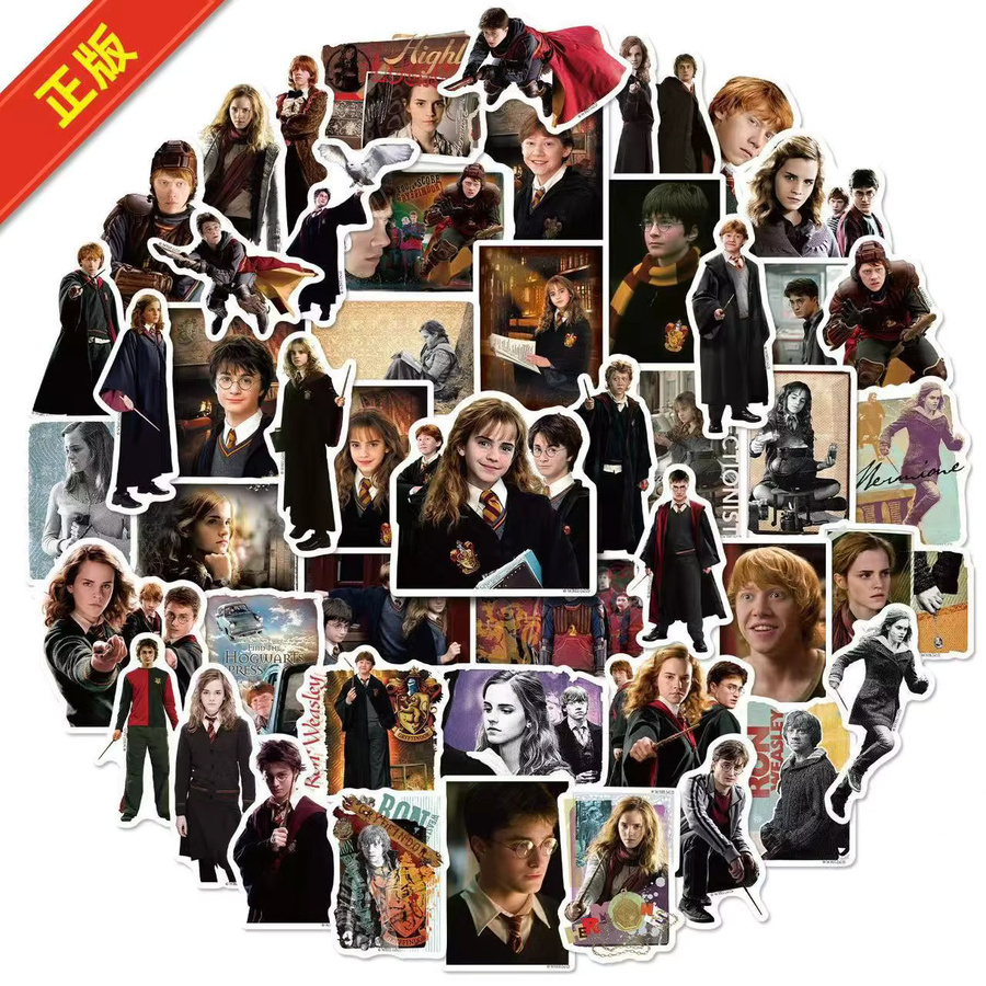 Warner Bros. Harry Potter Wasserfeste Aufkleber, 50-teiliges Set, multicolour - Bild 4