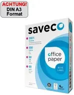 Saveco Kopierpapier Blue Label A3, 80 g/m², Weiß, FSC und Blauer Engel zertifiziert - Bild 1