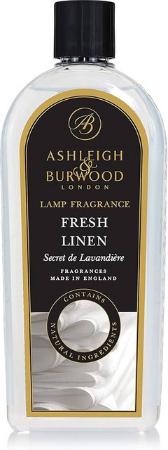 Ashleigh & Burwood Lampenduft Fresh Linen mit natürlichem und würzigem Duft in transparentem Design - Bild 1