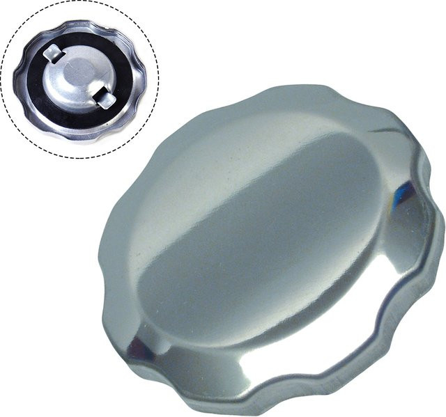 Metall-Tankdeckel in Silber für Honda Engine GX120 GX140 GX160 GX200 sowie Loncin und Lifan - Bild 1