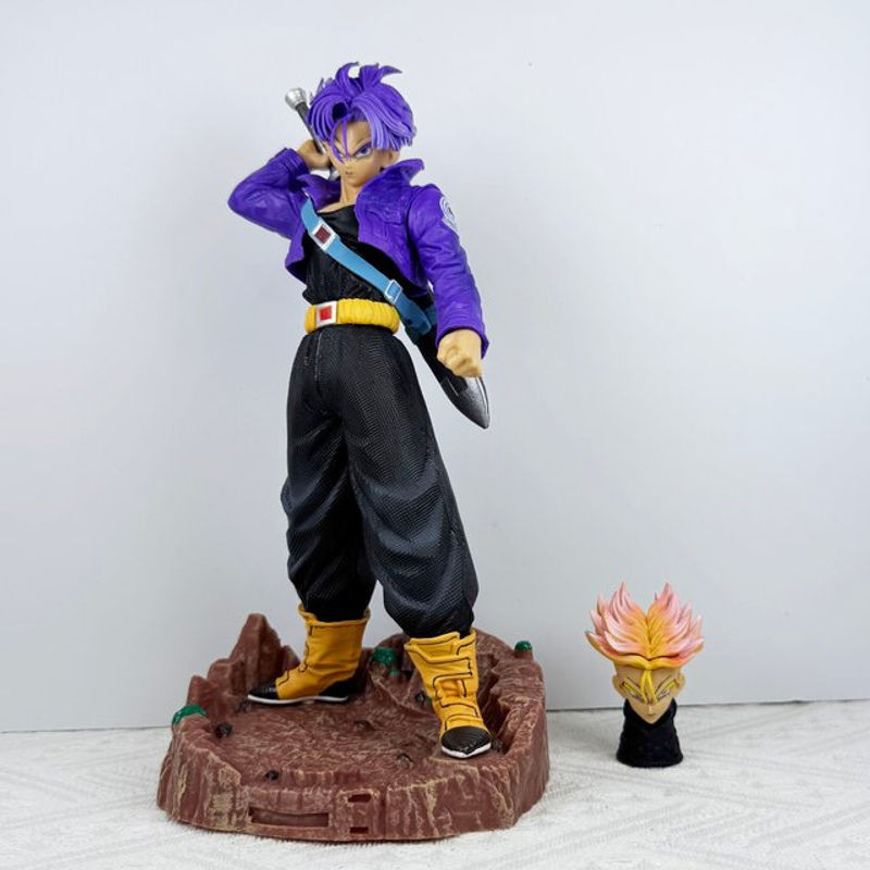Bandai Dragon Ball Z Anime Figur Super Saiyajin Trunks Modell aus Kunststoff, mehrfarbig, Höhe: 23 cm - Bild 1