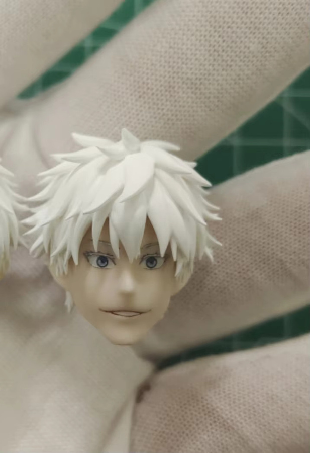 Bandai Jujutsu Kaisen Gojo Malerei-Kopfschnitzmodell, Actionfiguren Zubehör - Bild 4