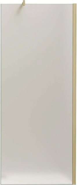 AICA Walk-in Duschwand mit Stabilisierungsstange, Glas transparent, B: 140 cm, H: 200 cm - Bild 1