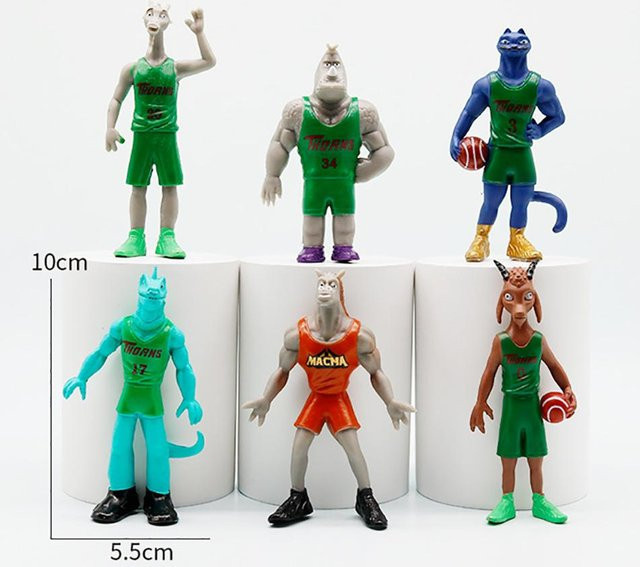 Yiran toy 1 Film GOAT Figur Basketball Traum 6-teiliges Set PVC Figuren - Bild 1