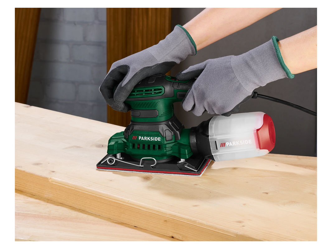 Parkside Schwingschleifer Set PMS220A1 und PEXS300C3 in Grün - Bild 2