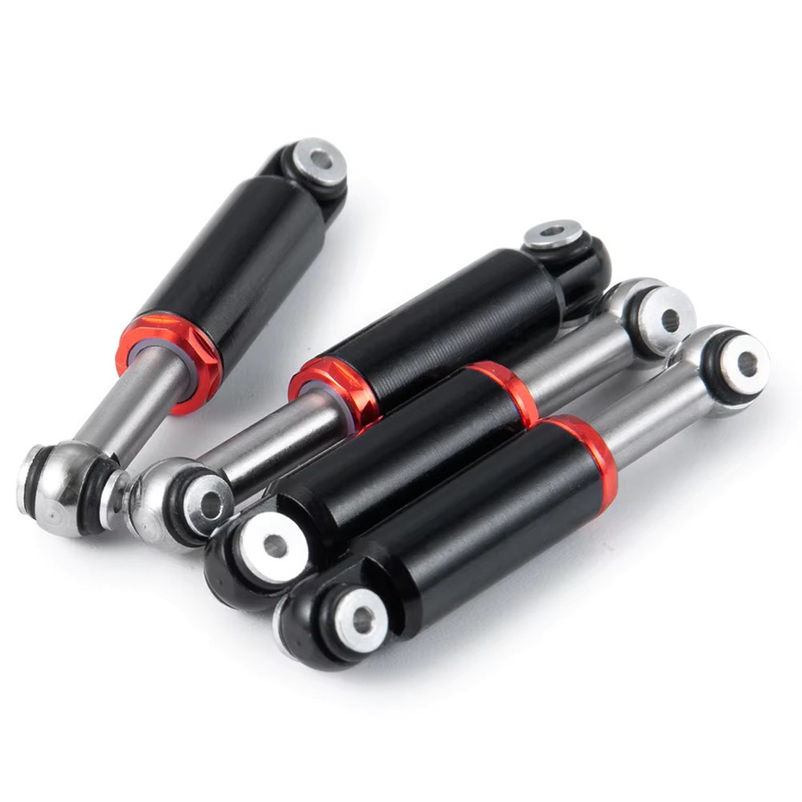 YEAHRUN Stoßdämpfer Interne Feder, 4-teiliges Set, 1:24, Metall, Schwarz - Bild 3