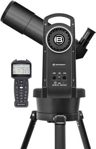 Bresser Optik 80/400 GoTo Linsen-Teleskop Azimutal Achromatisch in Schwarz mit Vergrößerung von 20 bis 160 x - Bild 1
