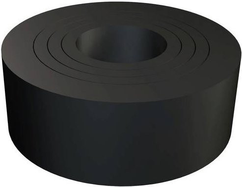 OBO Bettermann 2029294 107 B PG29 Einschnittring aus Kunststoff in Schwarz, 100 Stück - Bild 1