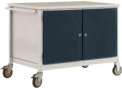 Manuflex TP1028.7016 Mobile Werkbank aus Stahl in Anthrazit B/T/H: 113,5 x 78,0 x 59,0 cm - Bild 1