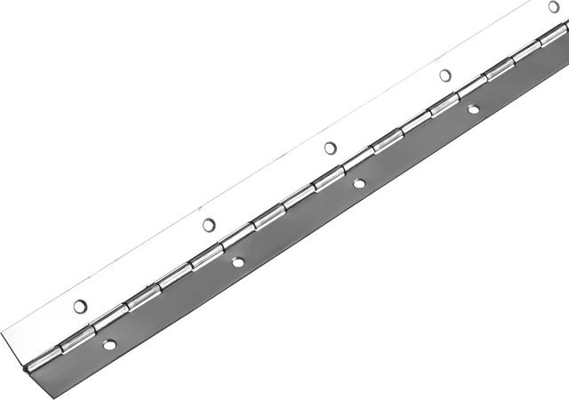 Hettich Klavierscharnier aus Edelstahl in Silber Matt, Länge: 1200 mm, Breite: 32 mm - Bild 1