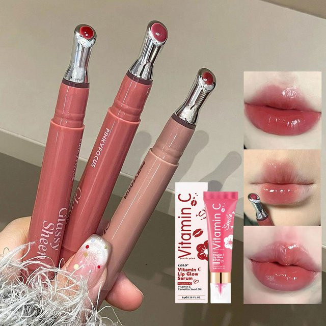 Lipgloss Vitamin E Lippen-Serum, getönt, glänzend - Bild 1