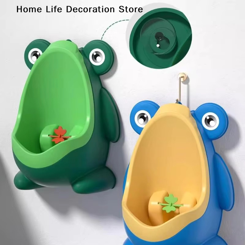 Frosch-Urinal-Trainer für Jungen mit Zielvorrichtung in Grün, Steh-Urinal für Kleinkinder - Bild 2