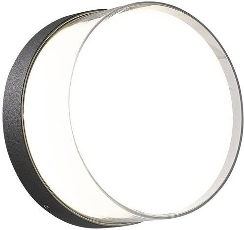 Heitronic Quadrula 501326 LED Wandleuchte und Deckenleuchte in Anthrazit mit Aluminium und Glas - Bild 1