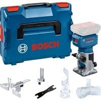 Bosch Professional Akku-Kantenfräse GLF 18V-8 solo in Blau/Schwarz mit 8mm Fräser - Bild 1