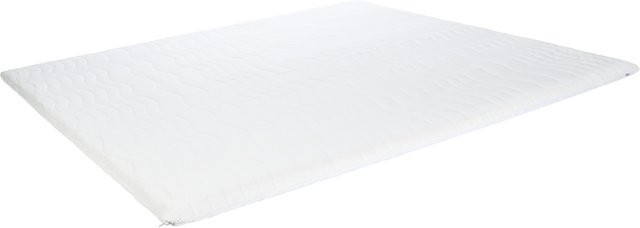 LIVARNO HOME Matratzen-Topper mit weicher Noppenstruktur in Weiß, B/T: 200 x 200 cm - Bild 1